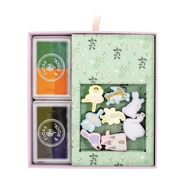 Floss Rock Stamper Ahşap Baskı Seti - Enchanted