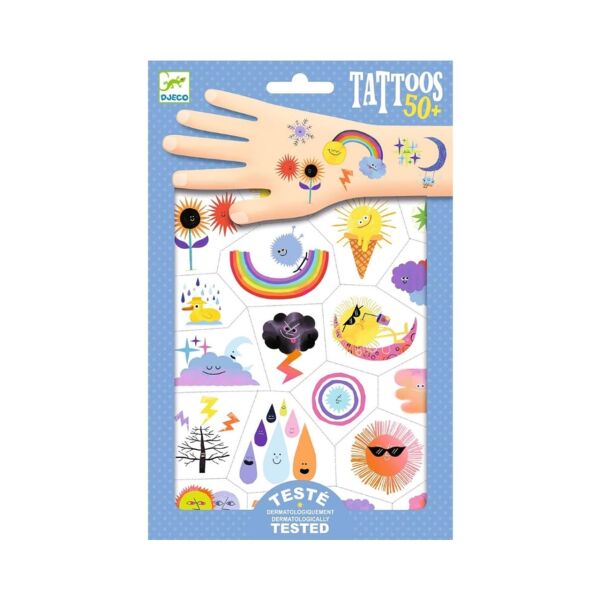 Djeco Dövme - Weather Emojis