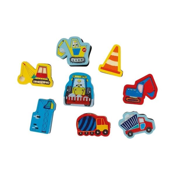 Floss Rock Stamper Ahşap Baskı Seti - Construction