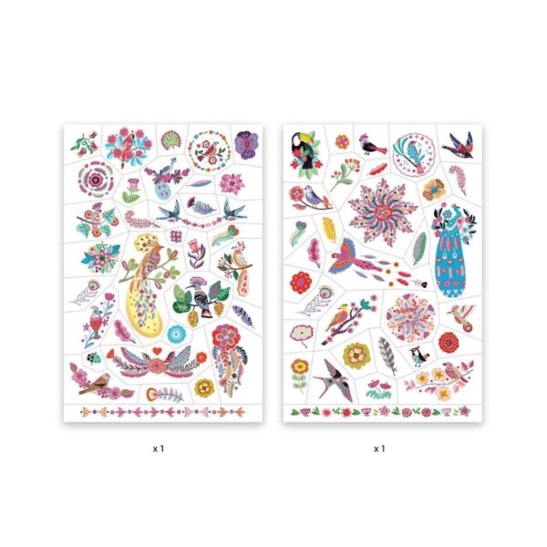 Djeco Dövme - Bright Birds