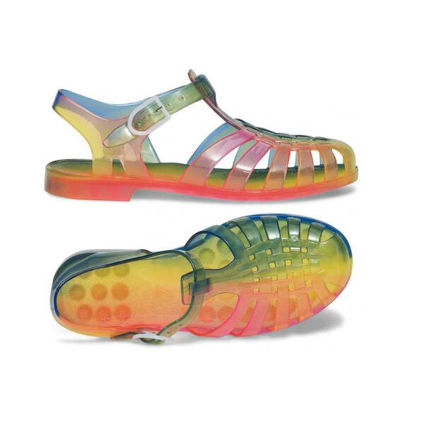 Meduse Çocuk Sandalet - Pembe Sarı Yeşil