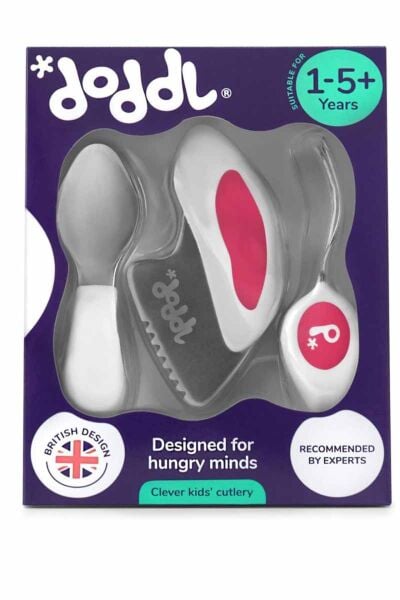 Doddl Çatal Kaşık Bıçak Seti - Magenta