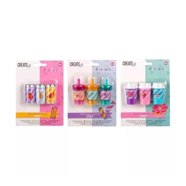 Create It Dudak Balmı Seti - Pipetli Bardaklar - C