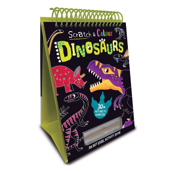 Scratch And Colour - Dinosaurs