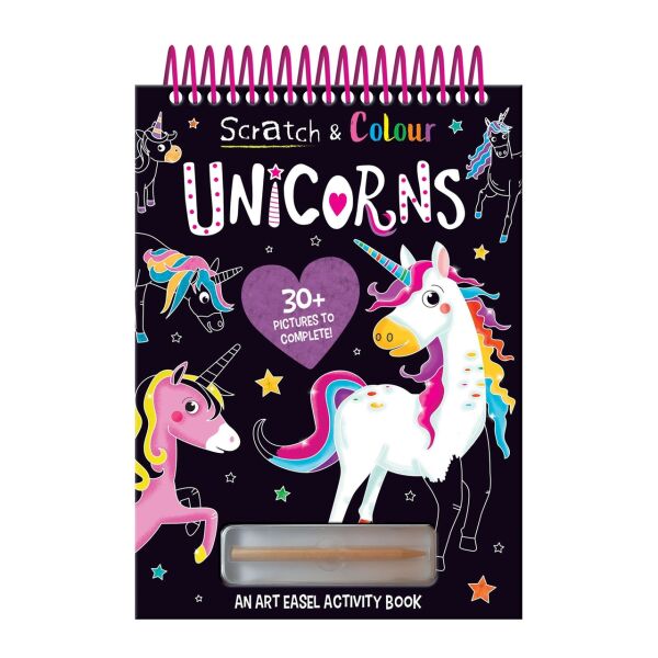 Scratch And Colour - Unicorns