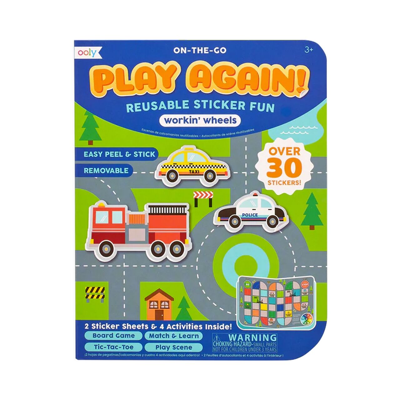 Mini Taşınabilir AktiviteKiti - Workin Wheels