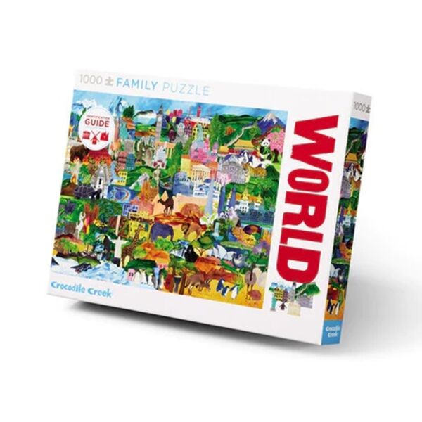 Crocodile Creek Puzzle 1000 Parça - Dünya Kolajı