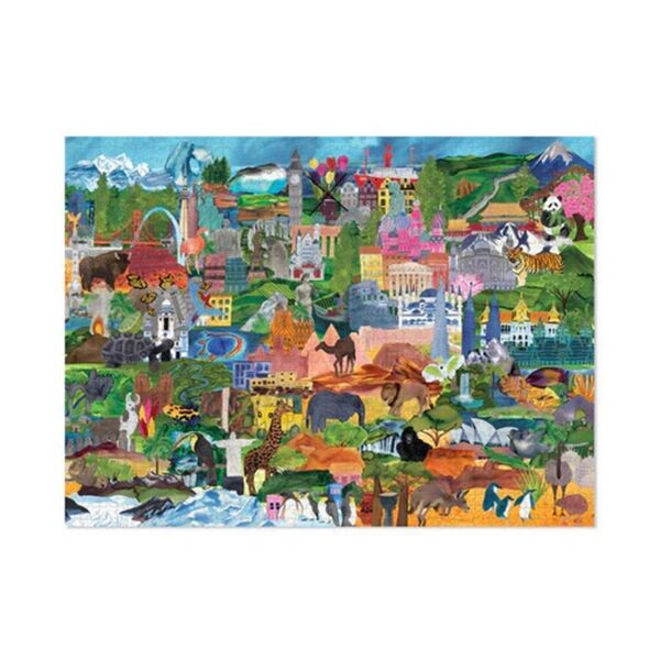 Crocodile Creek Puzzle 1000 Parça - Dünya Kolajı