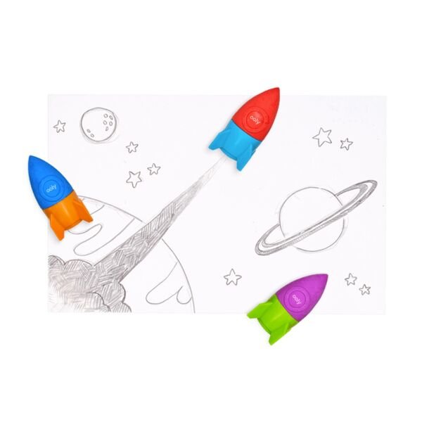 Ooly Blast Off Silgi & Kalemtıraş -Kırmızı