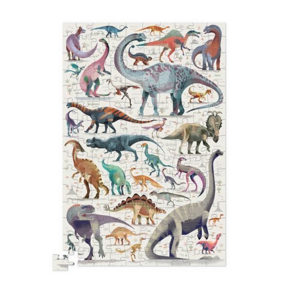 Crocodile Creek Metal Kutu Puzzle 150 Parça- Dino