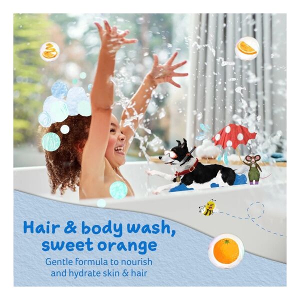 Organik Tatlı Portakal Özlü Saç ve Vücut Şampuanı