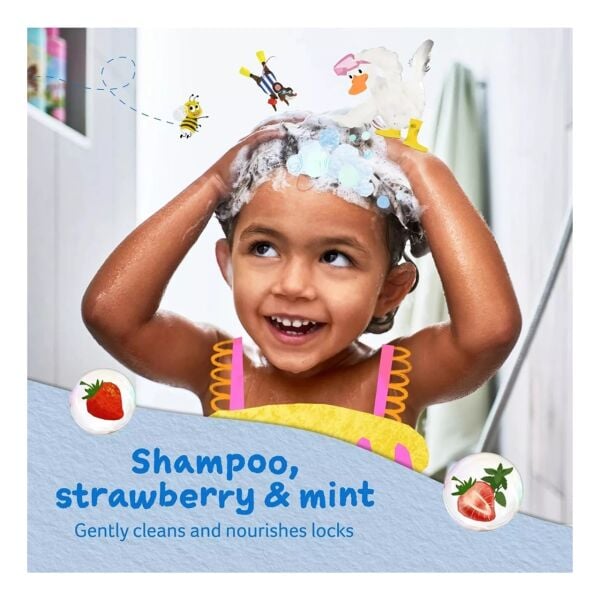 Çilek Ve Organik Nane Özlü Şampuan 500 ML