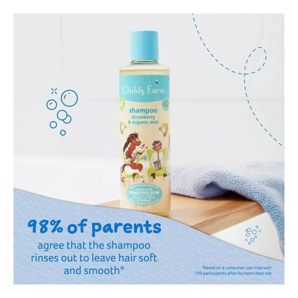 Çilek Ve Organik Nane Özlü Şampuan 500 ML