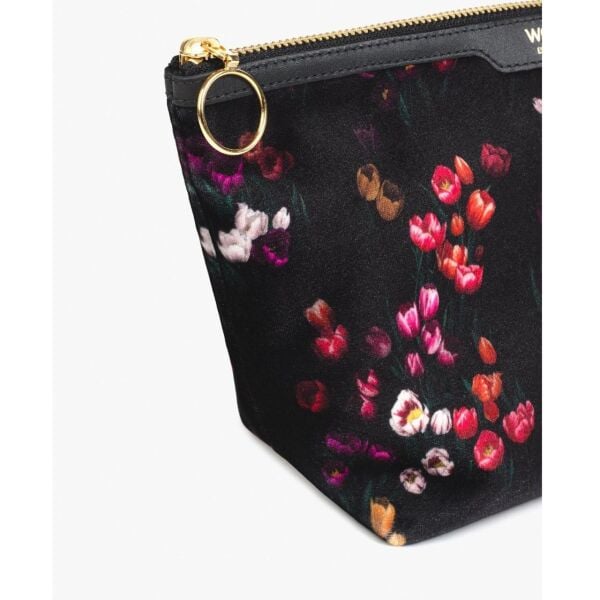 Tulips Kadife Makyaj Çantası