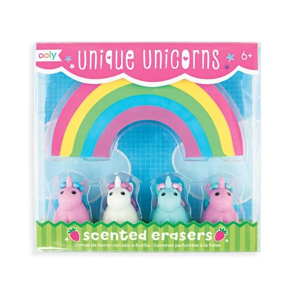 Ooly Unique Unicorn Silgi Seti - Çilek Kokulu