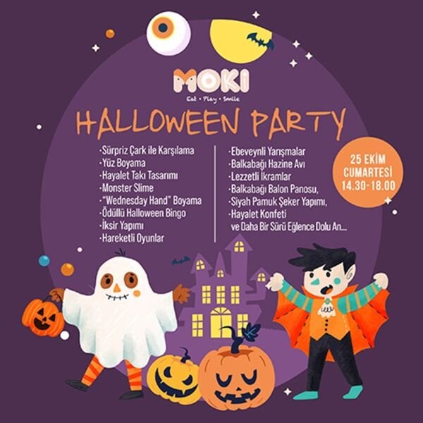 Halloween Parti - 25 Ekim 2025  (14:30 - 18:00 )