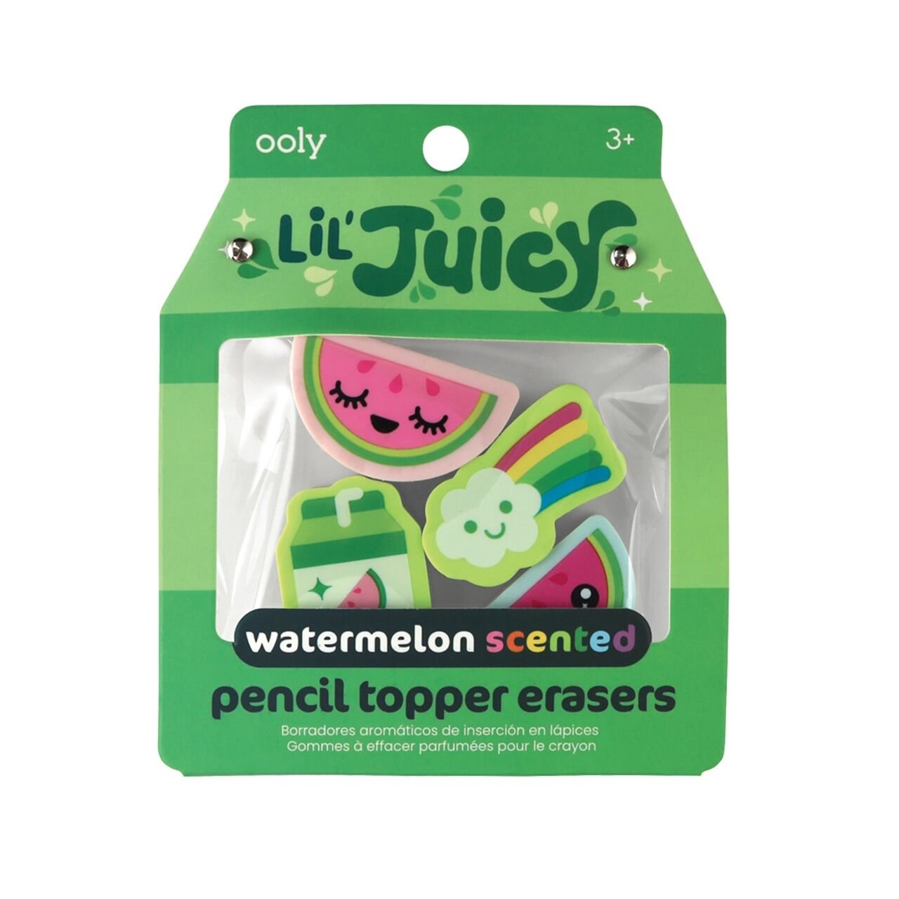 Ooly Lil’ Juicy 4’lü Silgi - Karpuz Kokulu