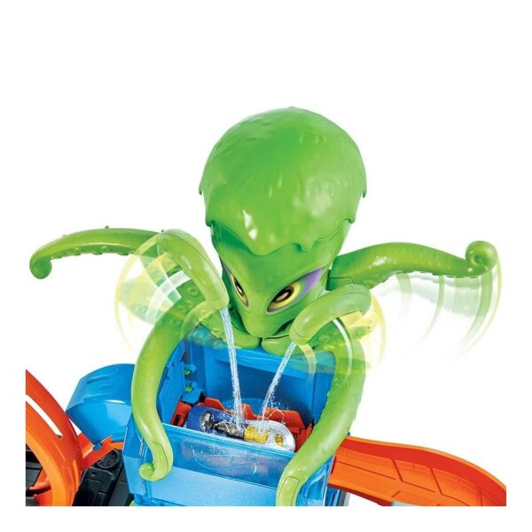 Hot Wheels Dev Ahtapot ile Araba Yıkama Oyun Seti