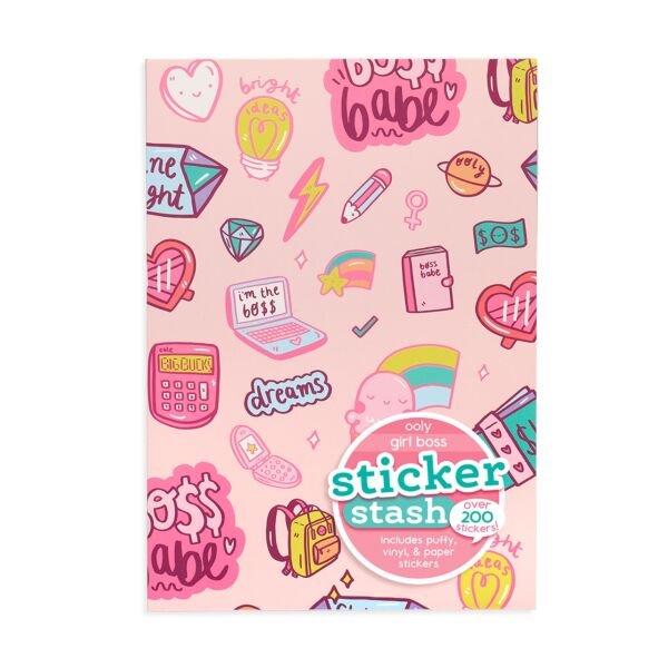 Ooly Sticker Stash Çıkartma Seti - GirlBoss