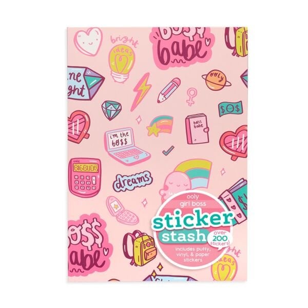 Ooly Sticker Stash Çıkartma Seti - GirlBoss
