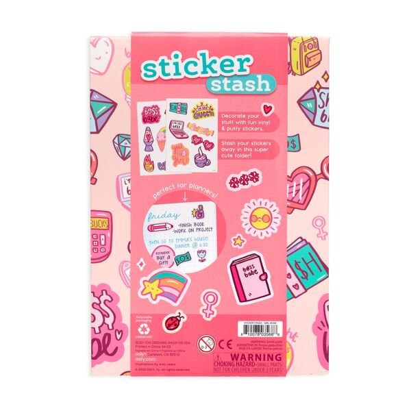 Ooly Sticker Stash Çıkartma Seti - GirlBoss