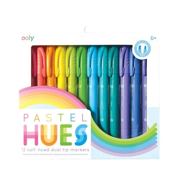 Ooly Pastel Hues Çift Uçlu 12’li KeçeliKalem