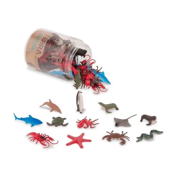 Terra 60 Parça Tüp İçinde Küçük Oyun Seti - Deniz