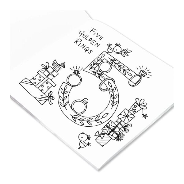 Rachel Ellen Boyama Kitabı - 12 Days Of Cristmas