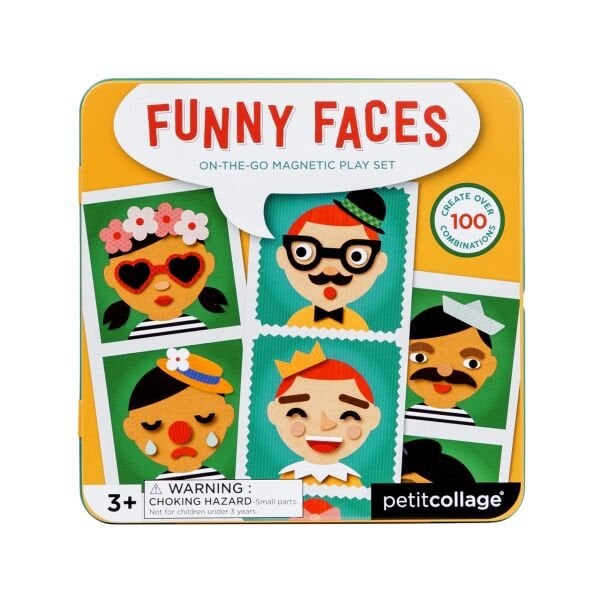 Taşınabilir Mıknatıslı OyunSeti - Funny Faces