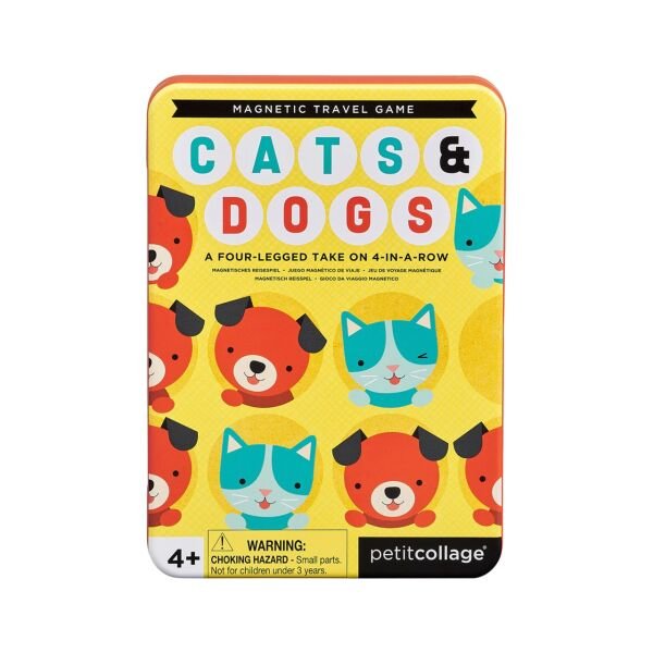 Mıknatıslı Seyahat Oyunu -4 in a Row Cats&d Dogs