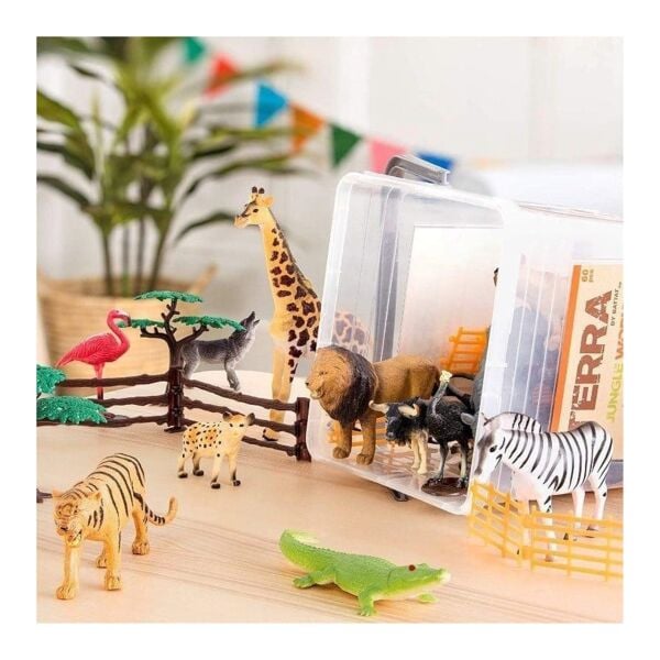 Terra Büyük Oyun Seti Safari Dünyası 60 Parça
