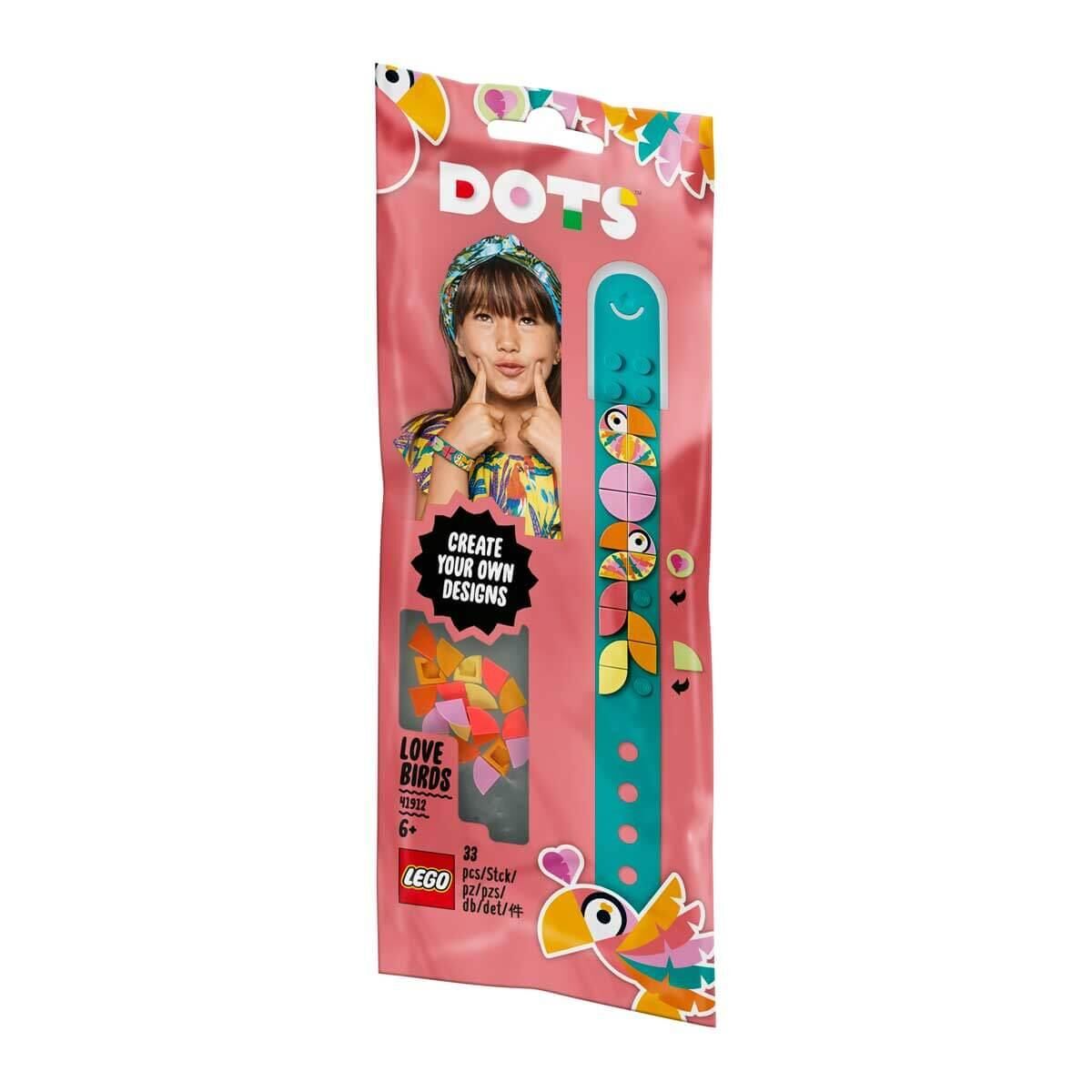 Lego Dots Renkli Kuşlar Bilekliği