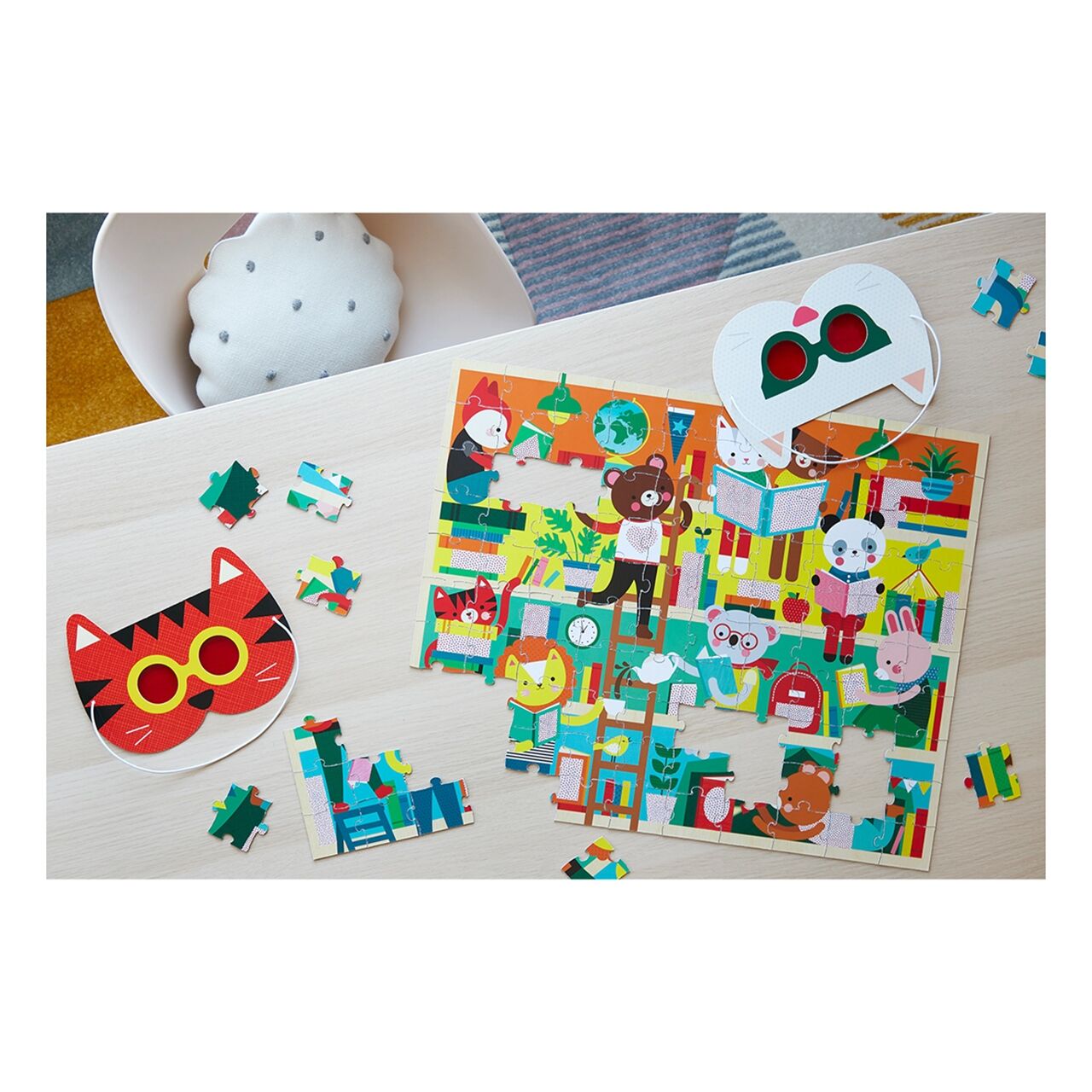 100 Parça Ara Bul Yapboz- Busy Readers