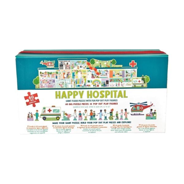 Floss Rock 60 Parça Pop Out Puzzle-Happy Hospital