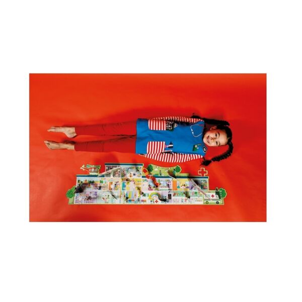 Floss Rock 60 Parça Pop Out Puzzle-Happy Hospital