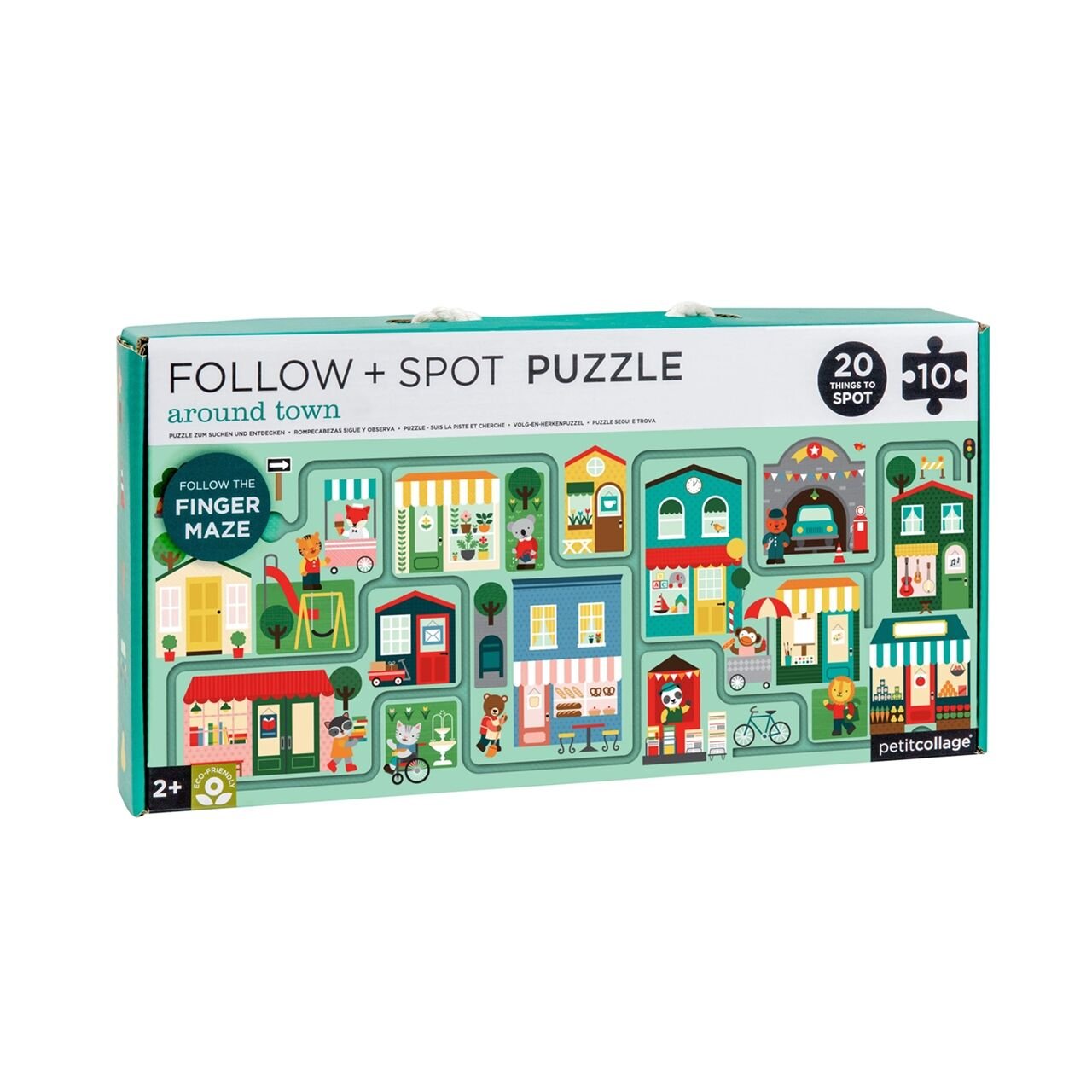 Petit Collage Takip Et Bul Yapboz -Around Town