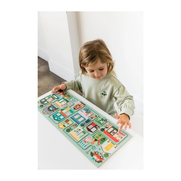 Petit Collage Takip Et Bul Yapboz -Around Town