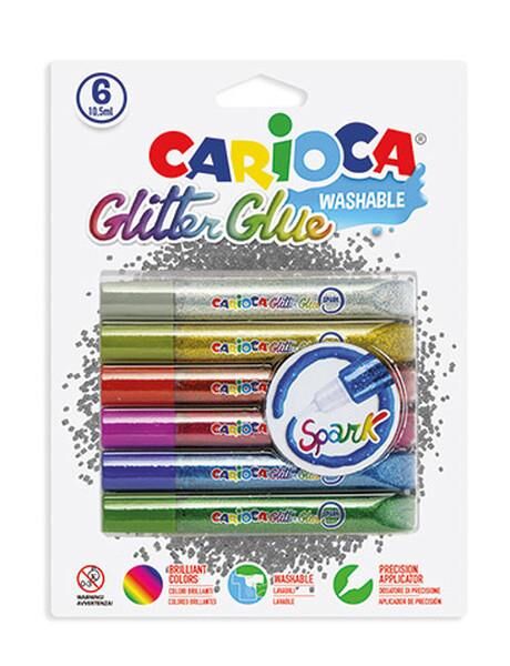 Carioca Yıkanabilir Simli Tutkal Sparkle x 6 x10.5