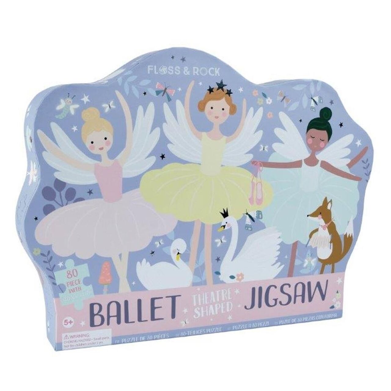 Floss Rock 80 Parça Dans Sahnesi Şekilli Puzzle