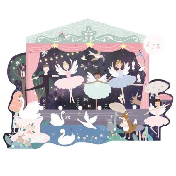 Floss Rock 80 Parça Dans Sahnesi Şekilli Puzzle