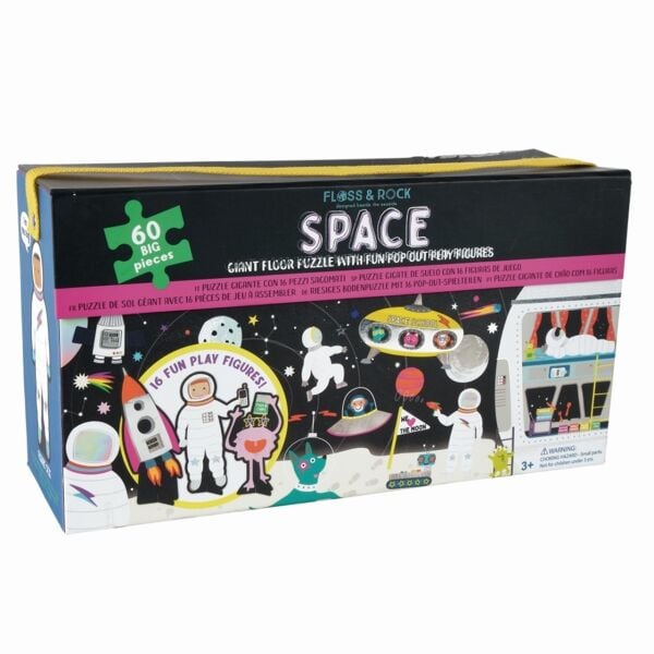 Floss Rock 60 Parça Pop Out Puzzle - Space