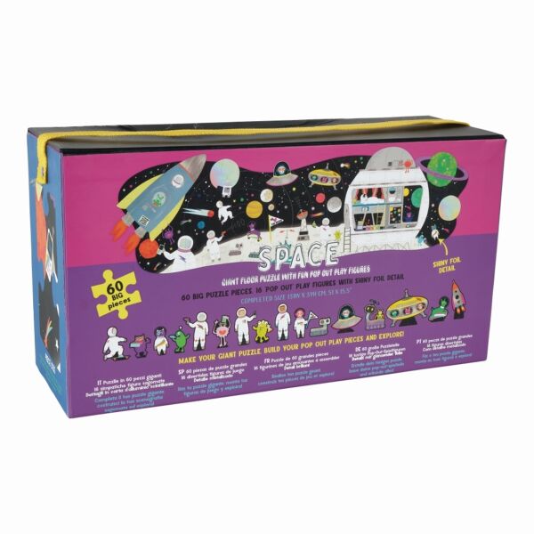 Floss Rock 60 Parça Pop Out Puzzle - Space
