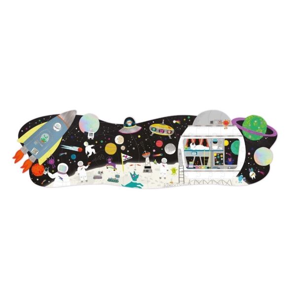 Floss Rock 60 Parça Pop Out Puzzle - Space