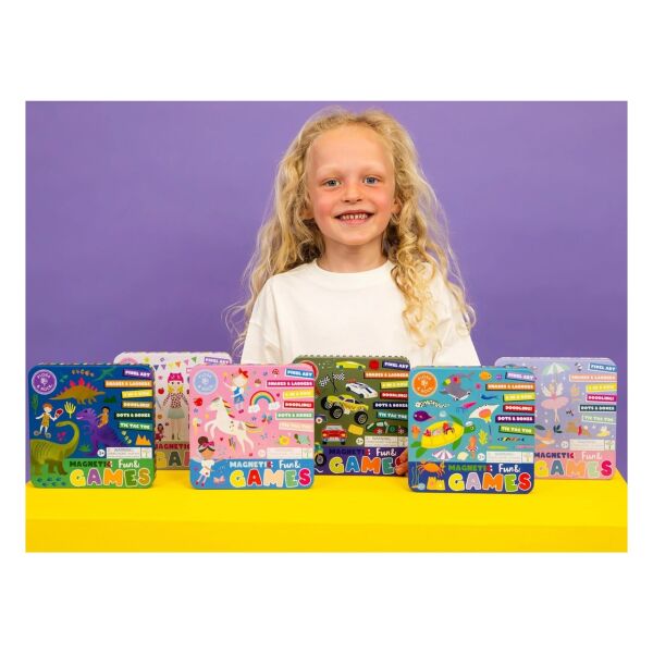 Floss & Rock Mıknatıslı Kutu Oyunları / Cars