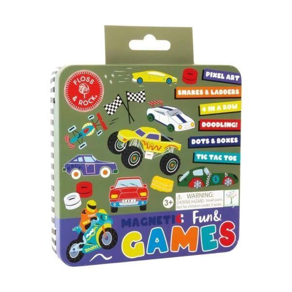 Floss & Rock Mıknatıslı Kutu Oyunları / Cars