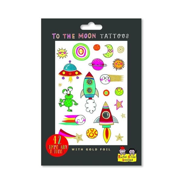 Rachel Ellen Geçici Dövme - To The Moon