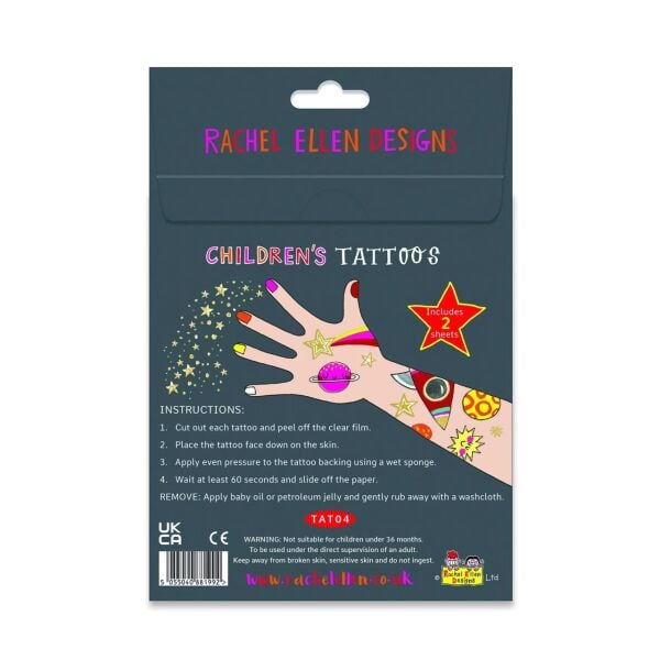 Rachel Ellen Geçici Dövme - To The Moon