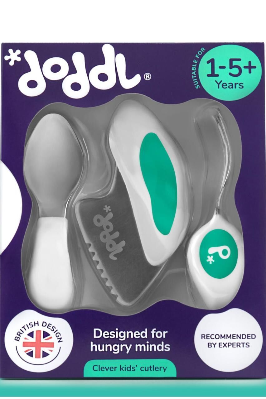 Doddl Çatal Kaşık Bıçak Seti - Aqua