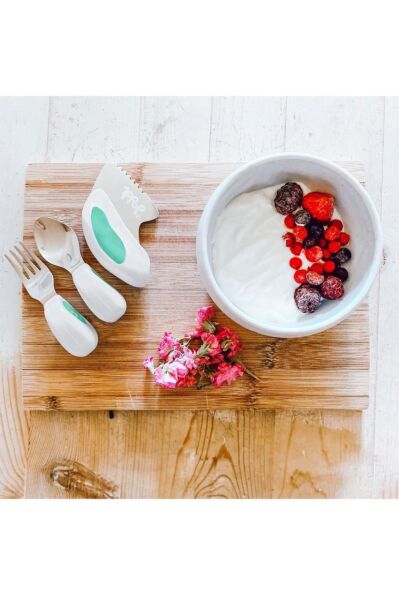 Doddl Çatal Kaşık Bıçak Seti - Aqua