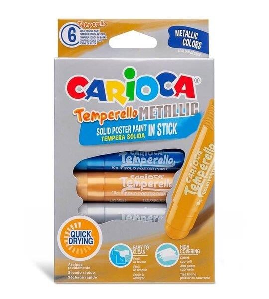 Temperello Stick Poster Boya Kalemi Metalik 6’lı